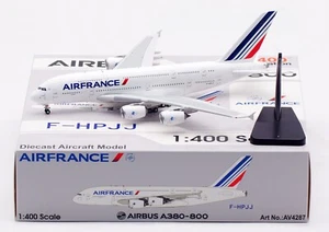 Aviation 1:400 AV4287 Air France Airbus A380 Diecast Aircraft Jet Model F-HPJJ - Picture 1 of 18