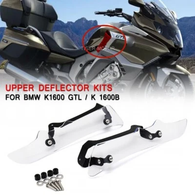 Прозрачные боковые спойлеры обтекатели дефлектор для BMW K 1600 GTL 2017-2021 K1600B - Изображение 1 из 4