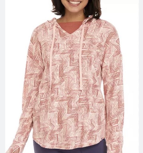 VETEMENTS NUOVO Ocean & Coast Multicolore Rosa Astratto Pullover Leggero Felpa con Cappuccio Medium