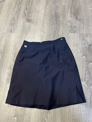 Falda corta de golf Liz para mujer talla 4 azul marino pantalones cortos deportivos debajo Foto 1 de 2