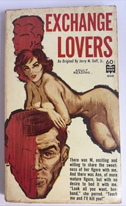 EXCHANGE LOVERS Jerry M. Goff (Merit Books, 1962) SLOAN Cover Vintage Sleaze VG - Picture 1 of 9