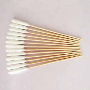 Pet Cat Dog Ear Cleaner Enhanced Cotton Bud Long Large Bamboo Stick Wax Removal - Picture 1 of 9