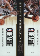 2010-11 Playoff Contenders Starting Blocks Basketball Card #13 Evans/Hayward