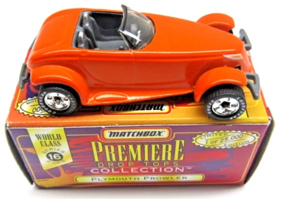 Matchbox Plymouth Prowler 1995 Edición Limitada Premiere Drop Tops Diecast Foto 1 de 4