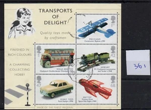 GB - Commems - (CMV 361) - Mini hoja de transporte/juguetes - muy fina cancelar - Imagen 1 de 1