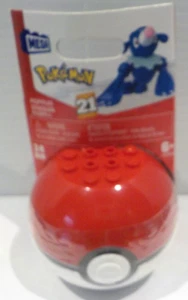 MEGA Pokémon Construction Toy Popplio Ball 24Pcs. for Kids Ages 6+ New - Picture 1 of 4