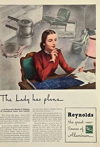 1946 VINTAGE PRINT AD - REYNOLDS METALS AD - GREAT NEW SOURCE OF ALUMINUM - Picture 1 of 1