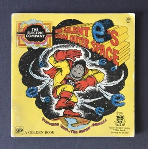 TV tie-in pb THE ELECTRIC COMPANY: THE SILENT E'S FROM OUTER SPACE (Golden 1973) - Picture 1 of 4