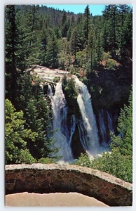 1970s Beautiful Burney Falls California CA Postcard - Picture 1 of 2