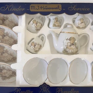MJ Hummel Porcelain Miniature Tea Set  Kinder Service 15 PCs NEW IN BOX - Picture 1 of 10