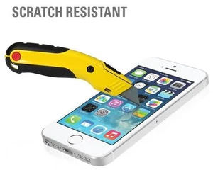 Tempered Glass Film Shock-Proof Screen Protector Guard for Apple iPhone 5, 5S,5C - Picture 1 of 5
