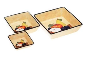 Cuenco cuadrado 14cm pintado a mano "TOSCANA" Magu cerámica - Imagen 1 de 1