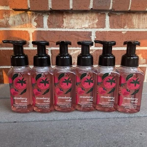 6 NEW Bath & Body Works STRAWBERRY SODA Foaming Hand Soap 8.75 fl oz - Picture 1 of 1