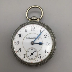 1901 Illinois Grade 64 Pocket Watch 17J 18S Keystone Case Manual Wind - Picture 1 of 9