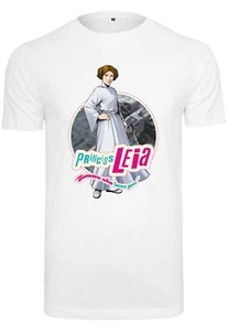 Merchcode Star Wars Leia Logo Tee Top Shirt Film Rows Legend Hit - Picture 1 of 4