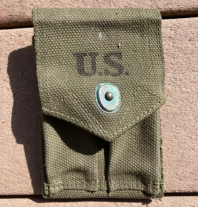 Ejército de los Estados Unidos USMC Marina Vietnam COLT 1911 .45 PISTOLA OD MUNICIÓN MAG BOLSA 1952 M1923 - Imagen 1 de 8