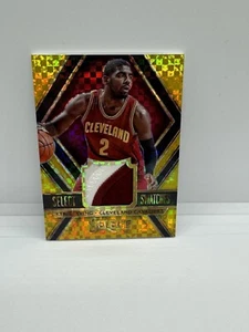 2014 Panini Select Kyrie Irving Patch Game Used Patch GOLD Prizm /10 - Picture 1 of 2