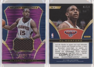 2013-14 Panini Select Select Swatches Purple Prizm /99 Al Horford #8