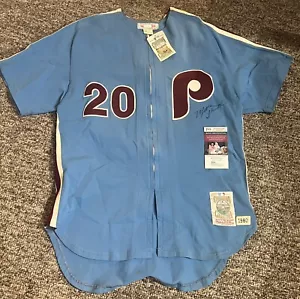 Mike Schmidt signiertes authentisches Mitchell Ness Phillies Trikot Baseball HOF JSA LOA - Bild 1 von 6