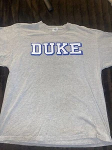 T-Shirt DUKE BLUE DEVILS Vintage NCAA GILDAN XL GR EG grau SELTEN Basketball - Bild 1 von 5