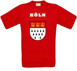 Köln Cologne Colonia Fußball T-Shirt alle Größen NEU - Picture 1 of 6