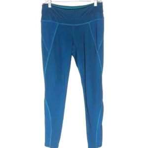 REI Athletic Pants Running Yoga Leggings Medium Drawstring Waistband Zip Pocket - Picture 1 of 8