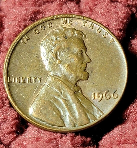 1966 RARE Misaligned Die (MAD) Double Rim Error + "L" on Edge Memorial Penny Cover
