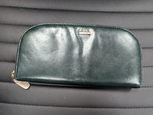 Vintage Green Leather Radley Purse 8" Long (T11) - Picture 1 of 7