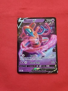 Pokemon: Deoxys V SWSH266 Holo Rare Sword & Shield Promo Cards 2022 - NM - F98 - Picture 1 of 24