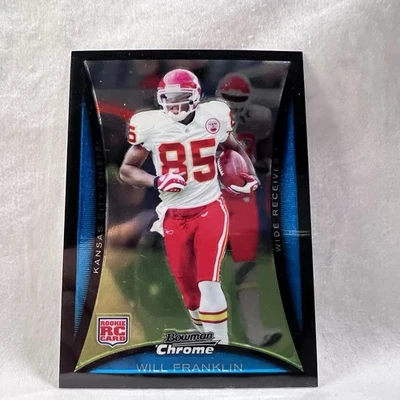 2008 Bowman Chrome Will Franklin #BC21 Kansas City Chiefs Rookie Card - Image 1 of 2