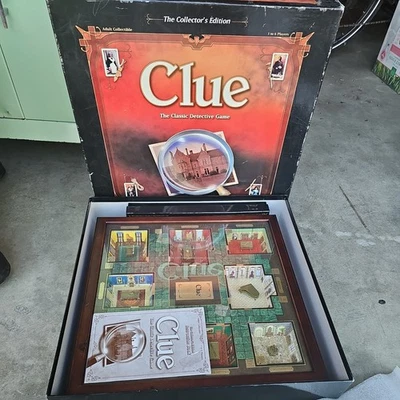Clue The Classic Detective Game Collectors Edition Restoration Hardware Complete - Image 1 of 3
