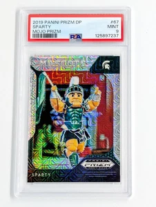 Panini Prizm Draft Mascots Mojo Prizm #67 Sparty 2019/49 PSA 9 Michigan State - Imagen 1 de 2