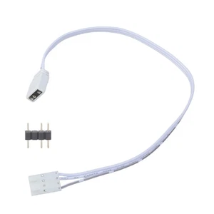 4 Pin ARGB 5V Adapter Cable 25cm White Extension Line For Color Lighting Sync - Picture 1 of 8
