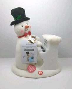 Hallmark SING-ALONG Pianista SHOWMAN SNOWMAN Sonido y Luces 20 Aniversario - Imagen 1 de 5