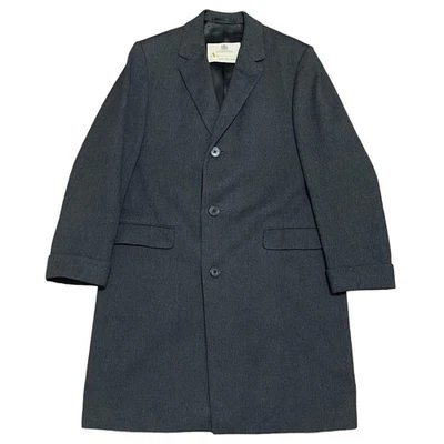 70s Aquascutum Chester Coat Charcoal Gray Made in England Size 38 Wool F/S - Image 1 of 4