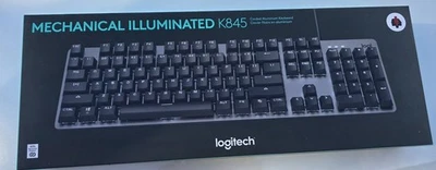 Logitech Mechanical Illuminated Keyboard – K845 (Red switches, wired - Photo 1/4