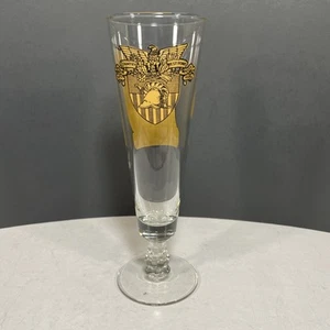 West Point USMA Beer Pilsner Glass Benny Havens Oh! 10 oz Black Gold Emblem - Picture 1 of 10