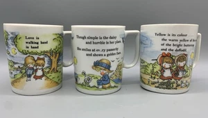 Set of 3 Vintage Mugs 1960’s Joan Walsh Anglund - Picture 1 of 7