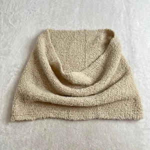 Sciarpa Eileen Fisher Infinity donna OS beige misto lana filato italiano maglia grossa - Foto 1 di 8
