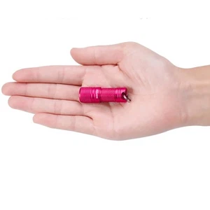 Mini Flashlight Keychain EDC 200 lumens USB Micro Rechargeable Pocket Waterpr... - Picture 1 of 7