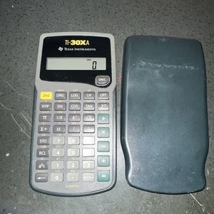 Texas Instruments TI-30Xa Scientific Calculator W/ Cover Tested Working - Picture 1 of 6