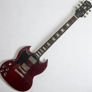 Epiphone SG Pro G-400 Left-Handed Electric Guitar Wine Red Humbuckers - Picture 1 of 20