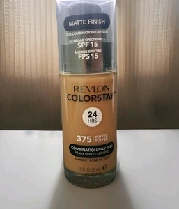 Revlon ColorStay 24Hrs Foundation SPF15 Matte Finish 375 Toffee Combination Oily - Picture 1 of 14