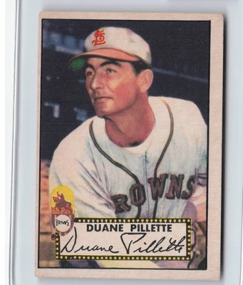 1952 Topps Duane Pillette #82 - StL Browns - VgEx - M1769 - Image 1 of 3