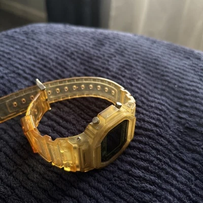 New G-Shock G Eight Six 2021 Men Style FULL TRANSPARANT WHITE unisex DIGITAL - Image 1 of 4