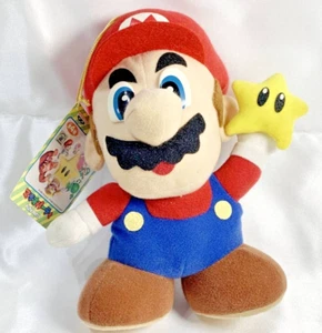Super Mario Party Mario Peluche Bambola con Etichetta Mega Rara 1999 Nintendo 64 Banpresto - Foto 1 di 10