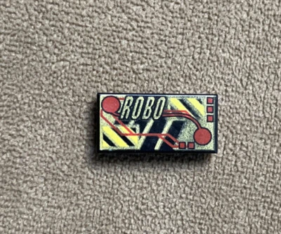 LEGO 1990s Space Black Tile 1 x 2 Gold RoboForce 3069bpx33 - 2153 2154 2152 2151 - Image 1 of 3