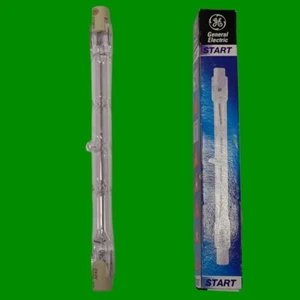 2x 300W GE J118 R7s Linear Halogen Bulbs Security Lamp Flood Lights 118mm 7000Lm - Picture 1 of 4