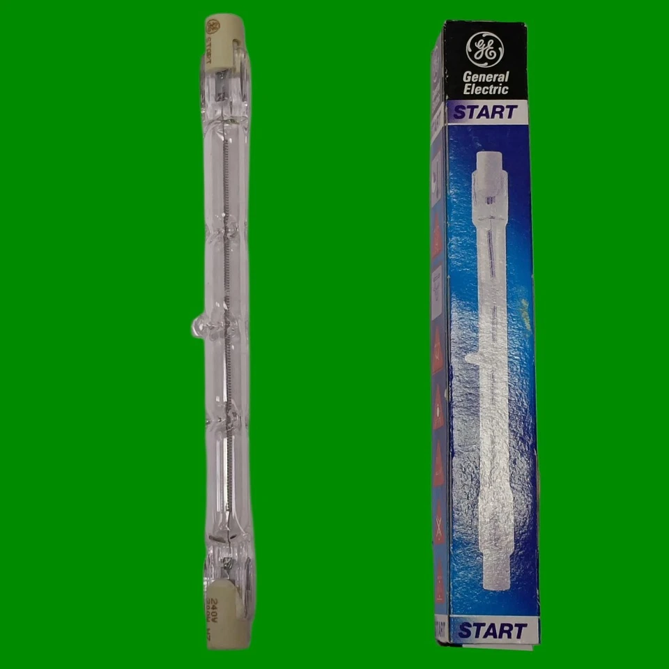 2x 300W GE J118 R7s Linear Halogen Bulbs Security Lamp Flood Lights 118mm 7000Lm - Image 1 of 4