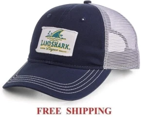 BASEBALLMÜTZE LANDSHARK LAGER BESTICKT TRUCKER NETZRÜCKEN BIER WERBEMÜTZE NEU - Bild 1 von 1